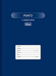 LIVRO PONTO 4 ASSINATURAS 100 FLS N 53 12084-7 TILIBRA UND