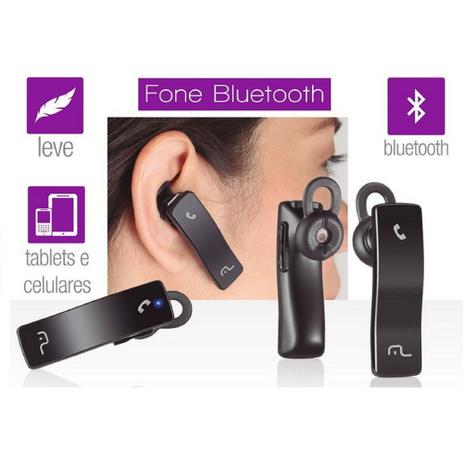 FONE DE OUVIDO BLUETOOTH AU203 MULTILASER