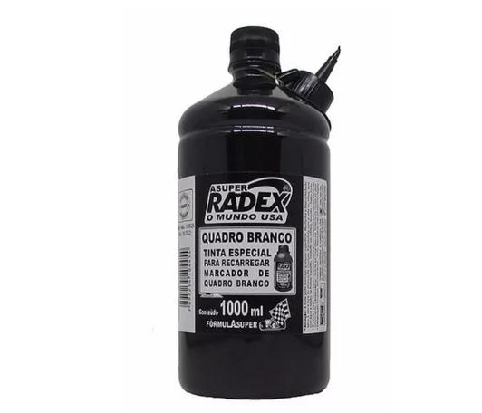 Tinta para marcador de quadro branco 1,0LT Super 4454 Preta Radex unid.