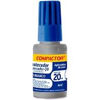 TINTA P/ MARCADOR DE QUADRO BRANCO 20 ML AZUL COMPACTOR UND