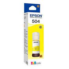 REFIL DE TINTA T504 AMARELO 070 ML TANQUE P/ IMP L4150/60/6161 AMARELO EPSON UND