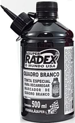 Tinta para marcador de quadro branco 500ml Super 4867 Preto Radex unid.