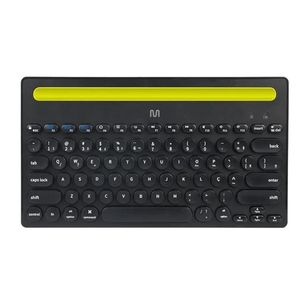 TECLADO S/ FIO TS400 CONCAVO PRETO C/ APOIO P/ TABLET PRETO MULTILASER UND