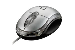 Mouse 3 botões 800 DPI USB prata M0180 Multilaser unid.