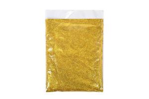 Glitter PVC puro 312 Ouro GR Química pacote 500g 