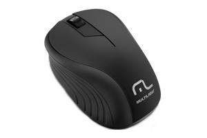 Mouse sem fio 1200 DPI 3 botões preto Multilaser MO212 unid.