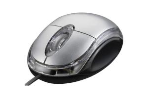 Mouse 3 botões 800 DPI Óptico USB prata Multilaser MO006 unid.