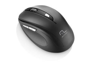 Mouse sem fio 1600 DPI 6 botões preto Multilaser MO237 unid.