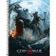 CADERNO C/D UNIV. 1 X 1 80 FLS GOD OF WAR 30.863 TILIBRA UND 320043