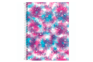 CADERNO C/D UNIV. 10 X 1 160 FLS GOOD VIBE 32382 TILIBRA UND