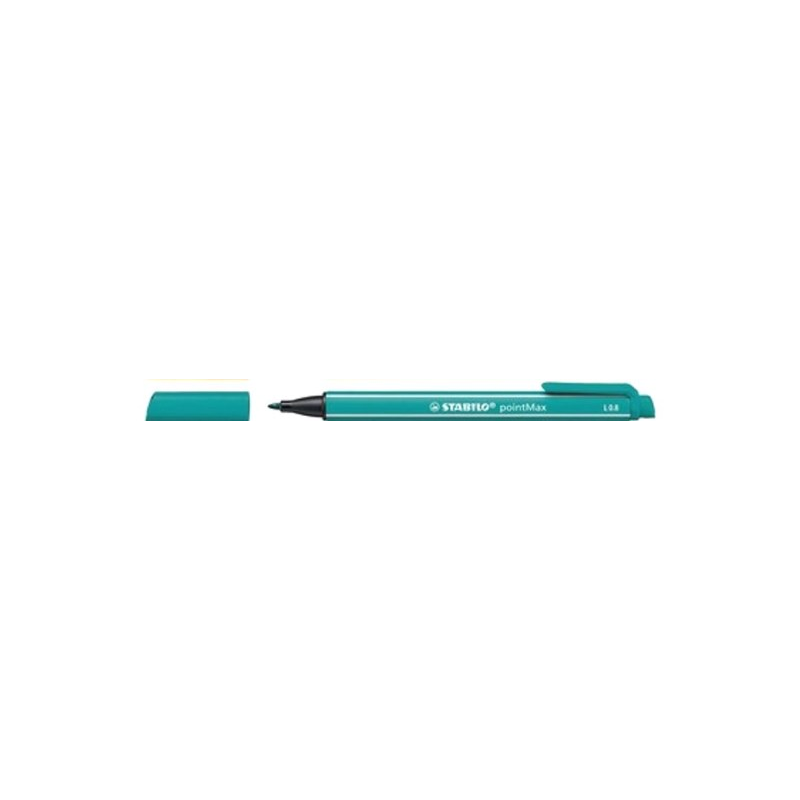 Caneta PointMax Stabilo azul turquesa 488/51 Stabilo unid.