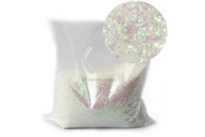 Glitter PVC puro 314 Pérola GR Química pacote 500g 