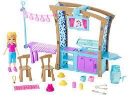 Festa de Aniversário Polly Pocket - Mattel GGJ53 : :  Brinquedos e Jogos