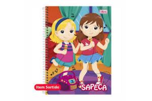 CADERNO C/D UNIV. 1 X 1 96 FLS SAPECA 14516/517 TILIBRA UND