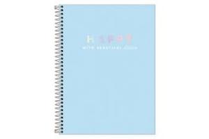 CADERNO C/D UNIV. 1 X 1 80 FLS HAPPY 30.543 TILIBRA UND 