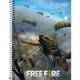 CADERNO C/D UNIV. 10 X 1 160 FLS FREE FIRE 31959 TILIBRA UND 