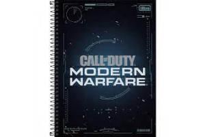 CADERNO C/D UNIV. 1 X 1 80 FLS CALL DUTY 30803 TILIBRA UND