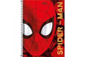 CADERNO C/D UNIV. 10 X 1 160 FLS SPIDER MAN 30822 TILIBRA UND