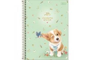 CADERNO C/D UNIV. 1 X 1 80 FLS JOLIE PET 29291 TILIBRA UND 