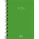 CADERNO C/P ESP 1/4 80 FLS NEON 30275 VERDE TILIBRA UND