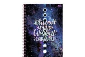 CADERNO UNIV. 1 X 1 C/D 96FLS GALAXY 316540 FORONI UND 