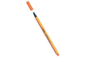 Caneta Point Stabilo 0.4 Fine laranja neon Stabilo 88/054 unid.