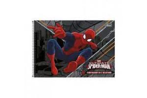 CADERNO DESENHO/CARTOG ESP. 96FLS S/S GDE 14115-1 SPIDERM TILIBRA UND 