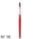 PINCEL ESCOLAR REDONDO 473-16 VERMELHO CONDOR