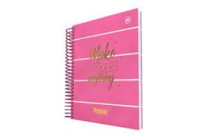 CADERNO ANOTACOES MED 96FLS PLANNER PERMANENTE 3100 PINK DAC UND