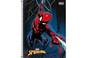 CADERNO C/D UNIV. 1 X 1 96 FLS SPIDER MAN 14109-7 TILIBRA UND