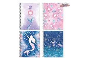 CADERNO C/D UNIV. 1 X 1 80 FLS SEREIA WONDER 29.430-6 TILIBRA UND