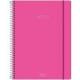 CADERNO C/P UNIV. 10 X 1 160 FLS NEON 30248 PINK TILIBRA UND                                                                                                                                                                                                   