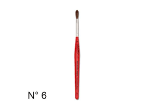 PINCEL ESCOLAR REDONDO 473-06 VERMELHO CONDOR UND