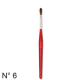 PINCEL ESCOLAR REDONDO 473-06 VERMELHO CONDOR UND