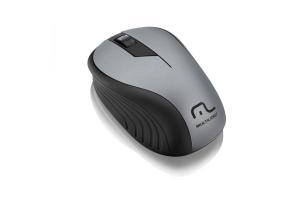 Mouse sem fio 1200 DPI 3 botões preto/grafite Multilaser MO213 unid.