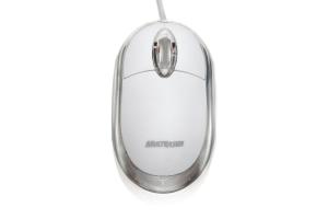 Mouse 800 DPI 3 botões Óptico branco Multilaser MO034 unid.