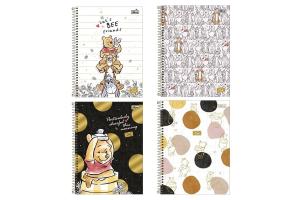 CADERNO C/D UNIV. 1 X 1 96 FLS POOH COLORS 13110-5 TILIBRA UND