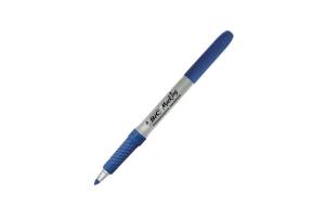 Marcador permanente Marking grip médio azul Bic unid.